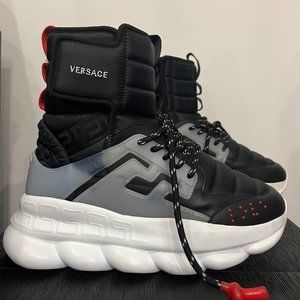 Versace Chain Reaction High Top Sneaker Boots